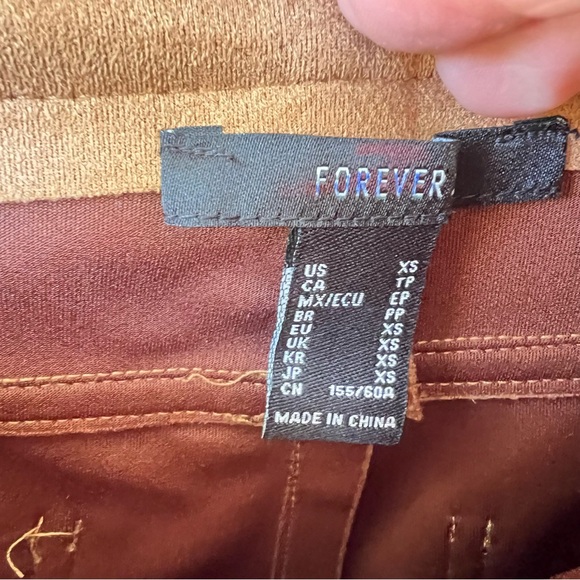 FAUX SUEDE FRINGE AND RHINESTONE WESTERN FLARE PANTS SIZE XS NWT - Picture 8 of 10